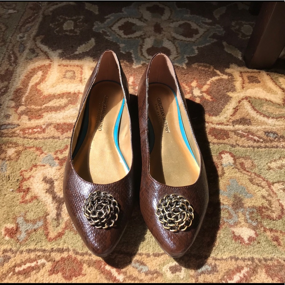 Christian Siriano women’s leather shoe
